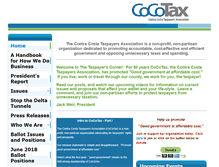 Tablet Screenshot of cocotax.org